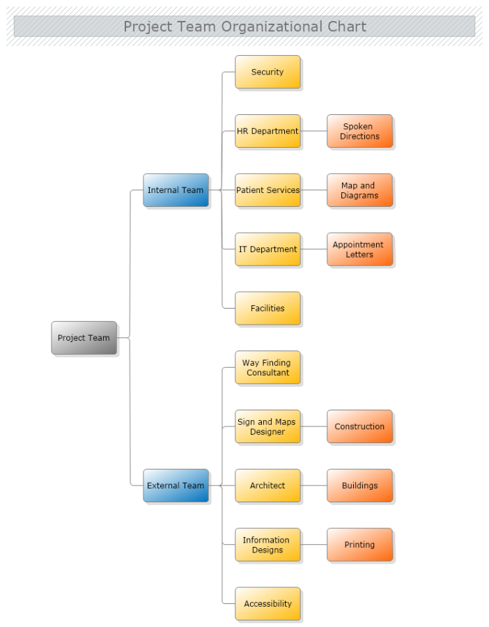 Project Team Organizational Chart